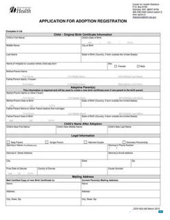 Download New York Registry of public health adoption certificate Photoshop template